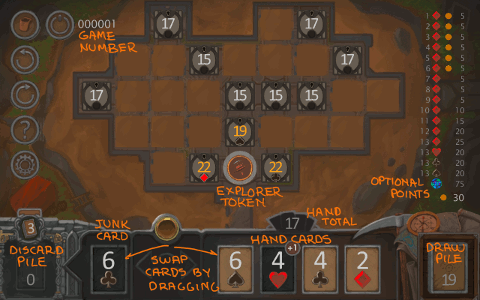 Jewel of Kings Initial Game Puzzle Screen